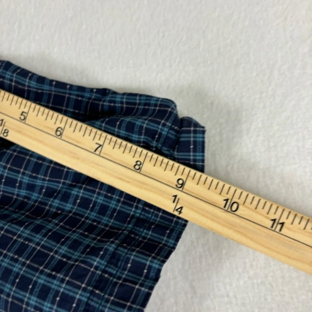 Northwest Territory Shirt Men 2XLT Blue Plaid Pearl Snap Outdoors Casual/Dress